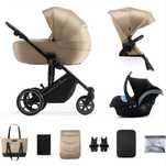 KINDERKRAFT SELECT Carucior 3 in 1 Prime 2 Sandrose Beige, Premium