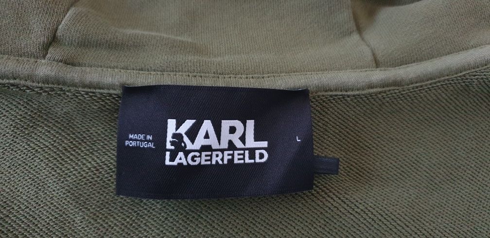 Karl Lagerfeld Print Hoodie Mens Size L ОРИГИНАЛ! Мъжки Суитчър!