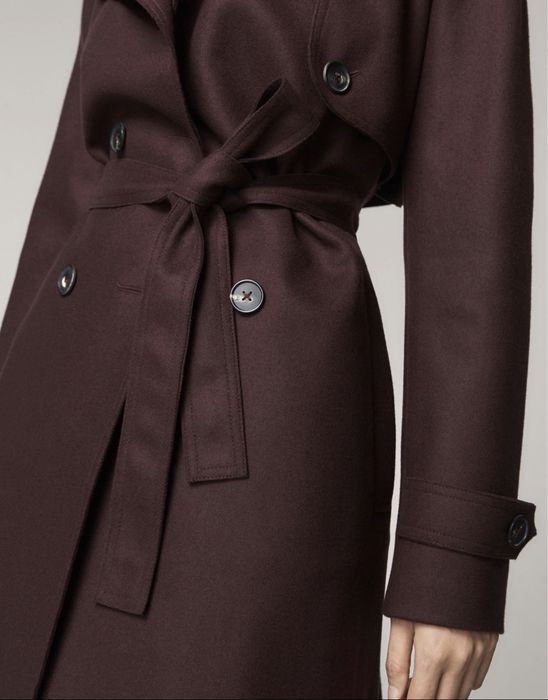 Дамско вълнено палто Massimo Dutti