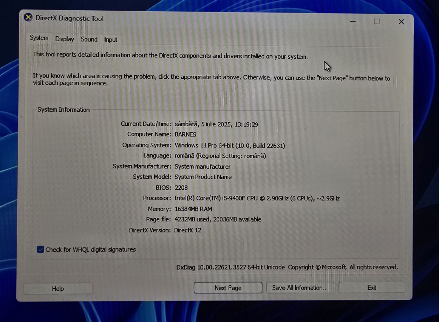 PC Gaming - I5 9400F 1660 6GB 16GB RAM 1TB