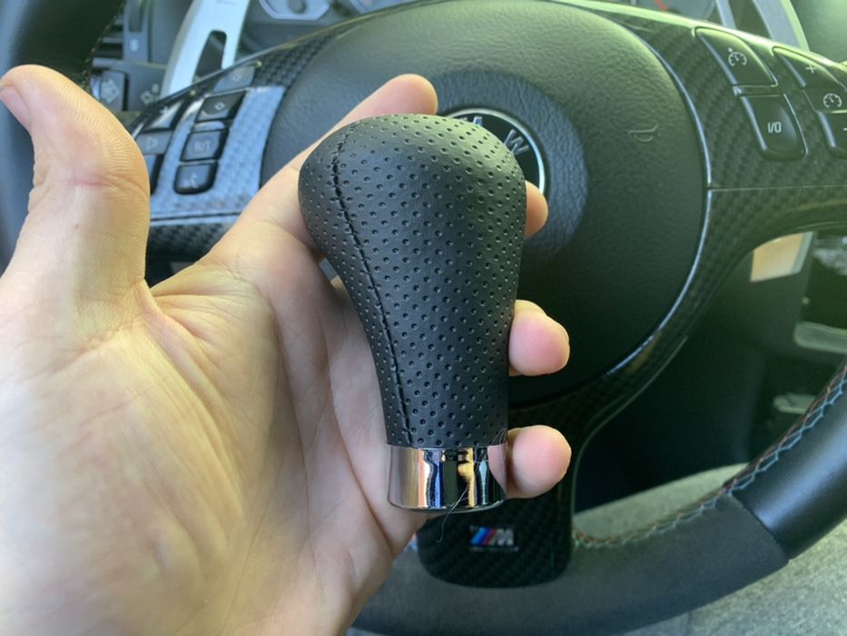 Nuca cu Inel piele Perforata Bmw E36 E46 E39 E60 E87 E90 Schimbator