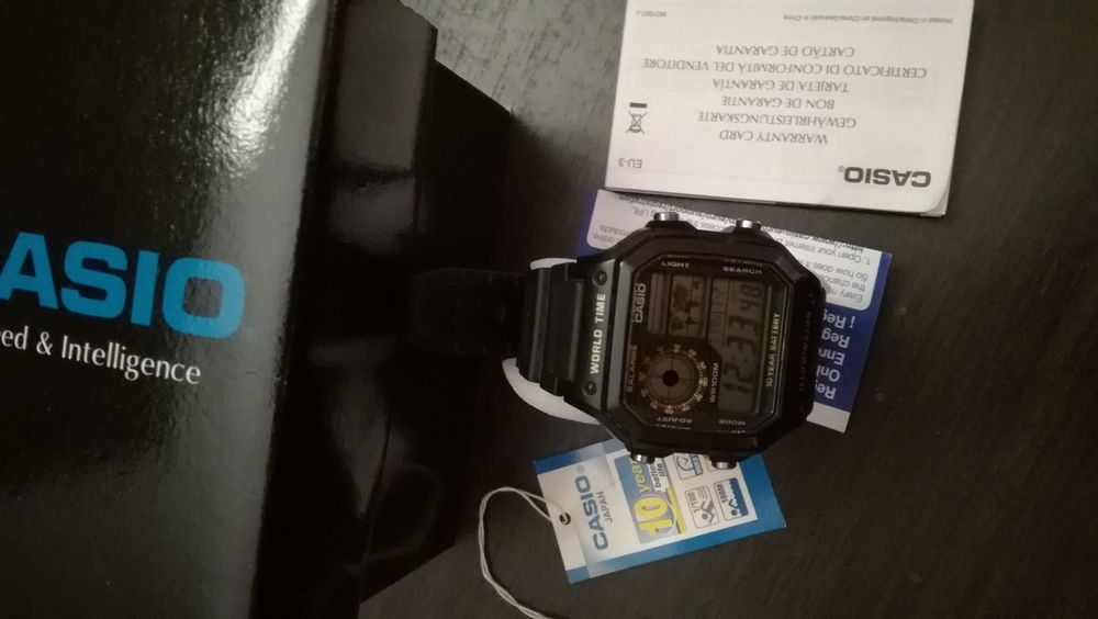Ceas Casio AE-1200 Baterie-10Ani schimb cu G-Shock - Pret FIX +++CADOU