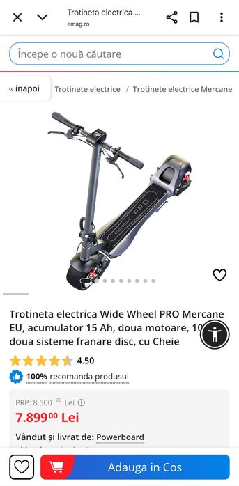 TrotinetaelectricaMERCANE WIDE WHEEL PRO
