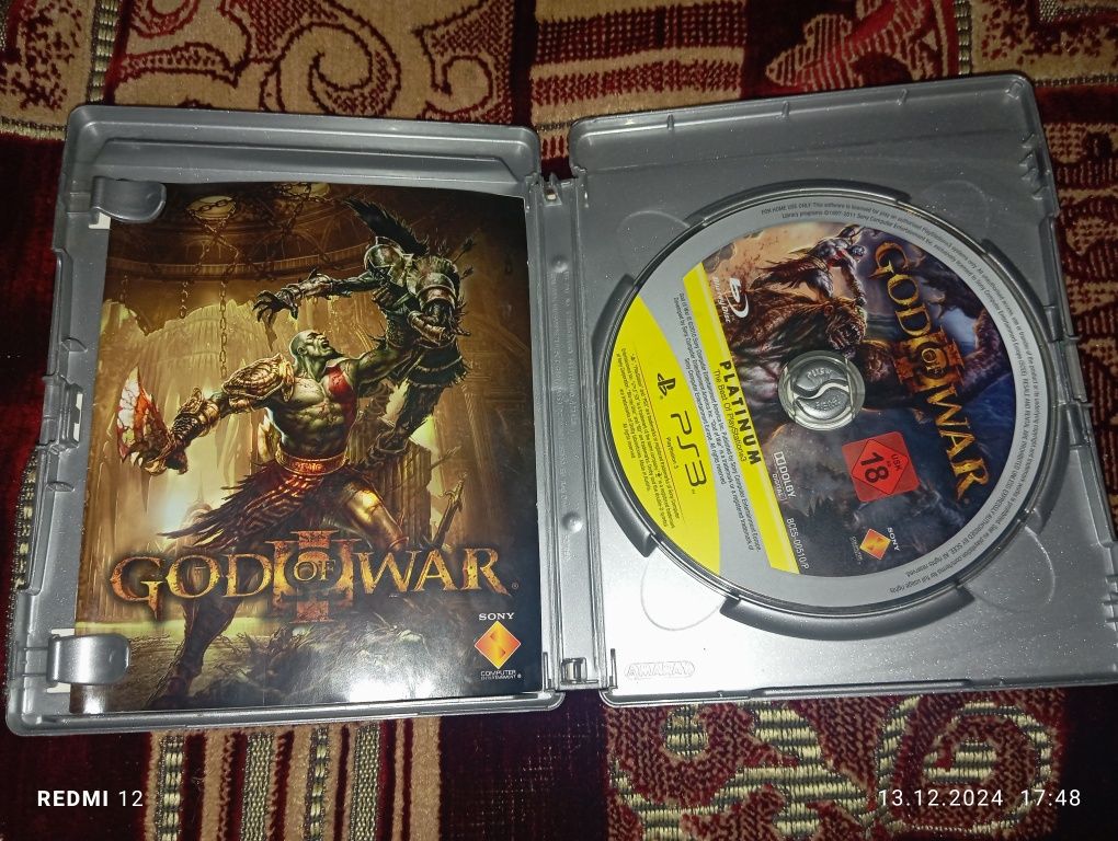 Продам диск на пс3 GOD OF WAR3
