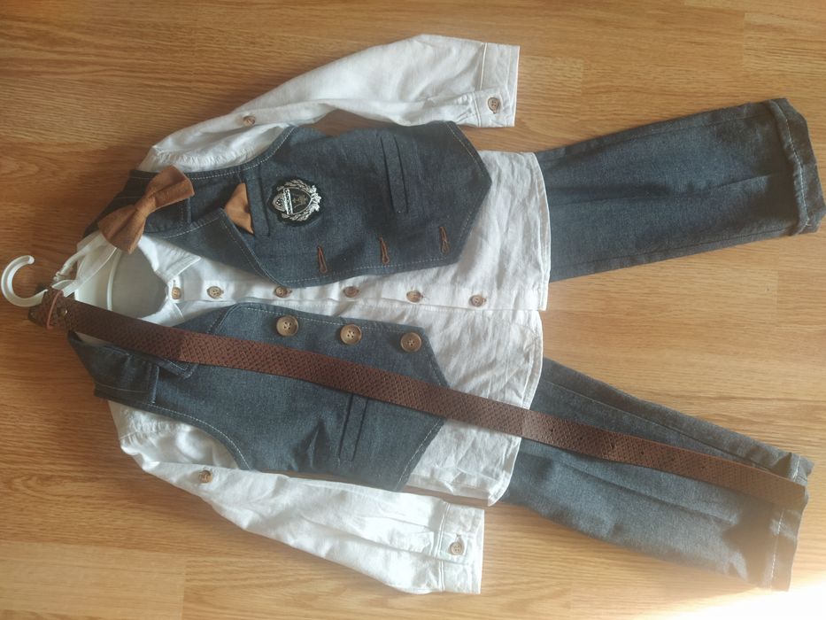 Классический костюм на мальчика, 5 предметов, на возраст 5 лет/рр 110