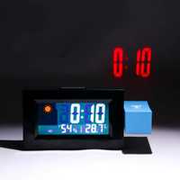 Дигитален часовник Square Clock, цветен дисплей