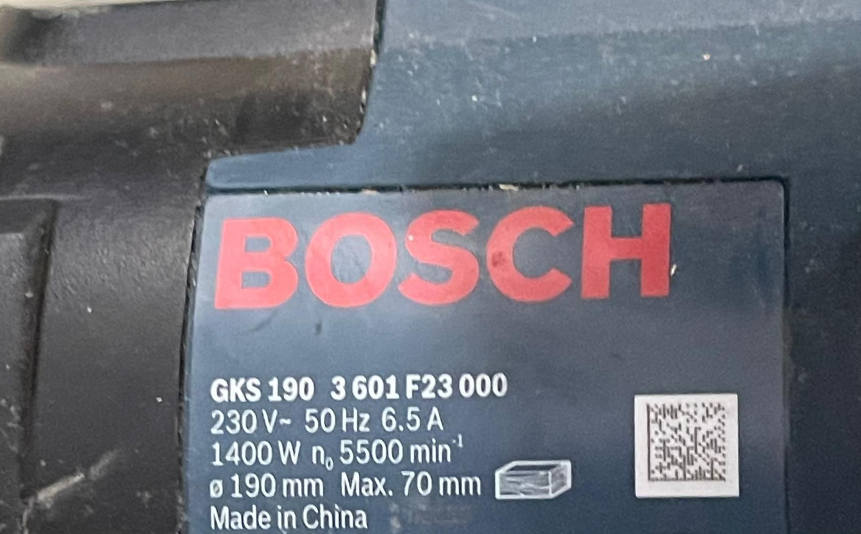 Fierastrau circular Bosch Professional GKS 190, 1400 W -A-