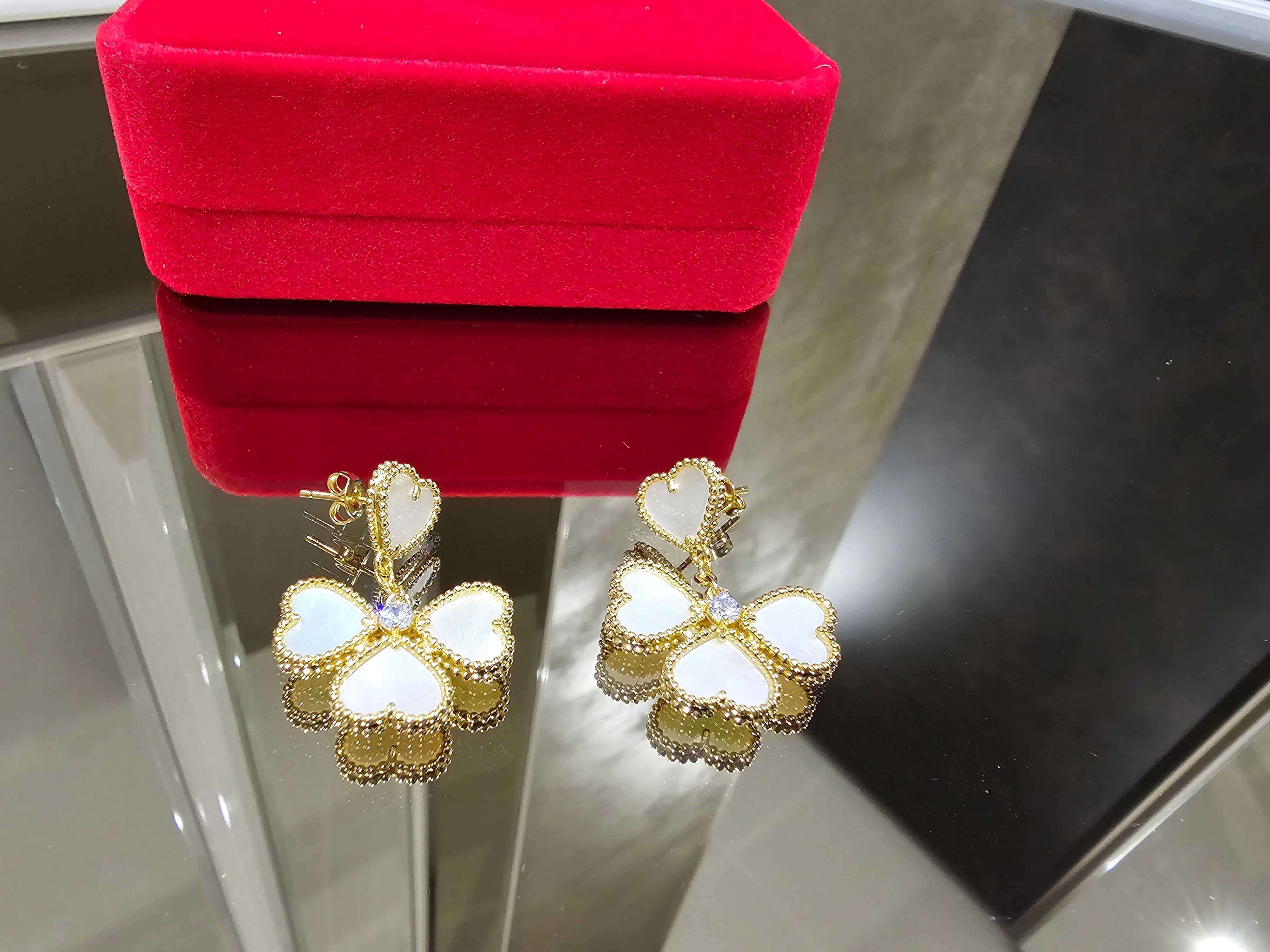 Van Cleef & Arpels VCA Heart Sweet Alhambra Effeuillage Дамски Обеци