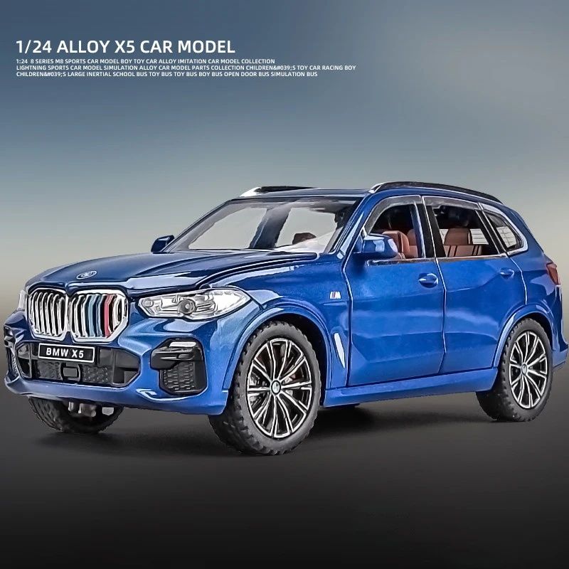 Macheta auto BMW X5, scara 1:24, metalica, noua