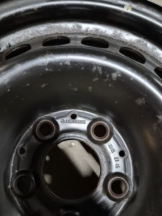 1 бр железна джанта за Мерцедес А класа W169* 5x112 16 цола*6 J* ЕТ 46