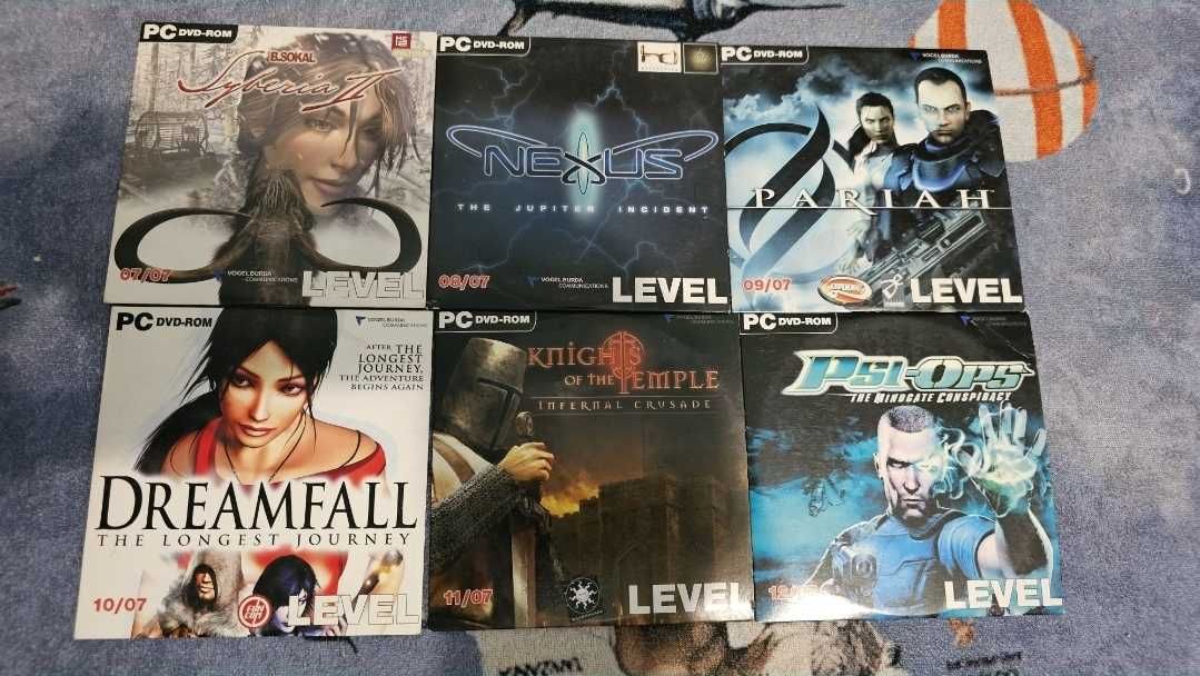 Jocuri Pc revista Level in plicurile originale.