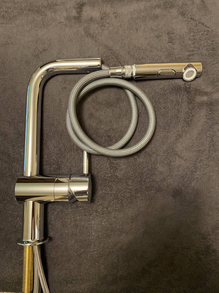 GROHE MINTA смесител за мивка зa кухня с изтегляне