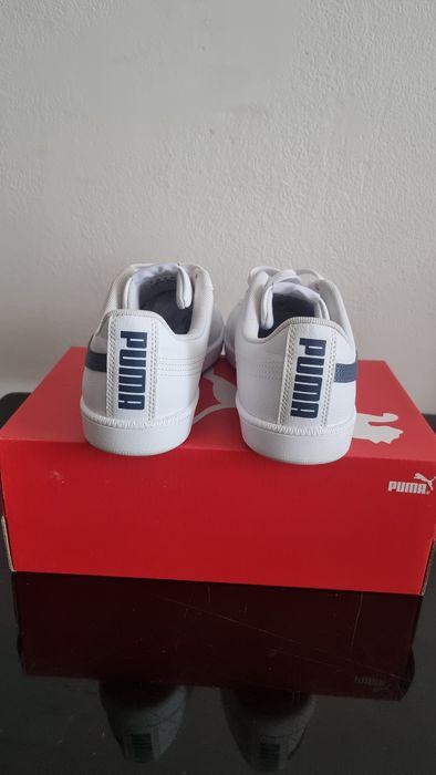 Adidasi Puma white iky blue 42