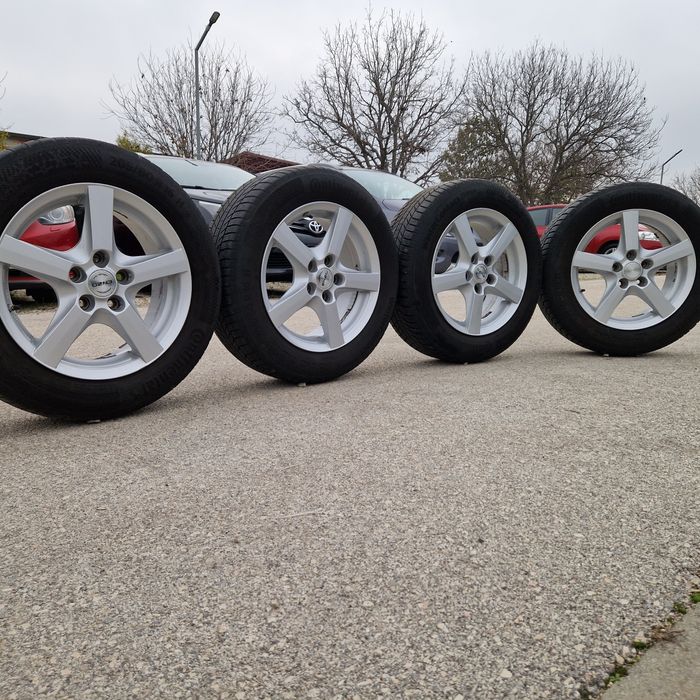 4бр. Алуминиеви джанти 
5х114.3 
61/2 Jx16
ET45
Гумите са подарък 
Не