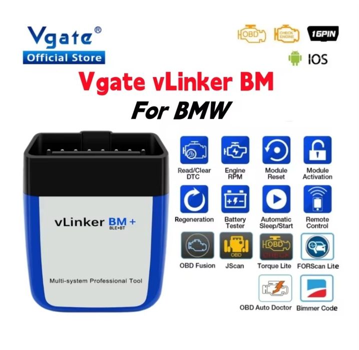 Aparat Vlinker BM + V2.2 BimmerLink BimmerCode bmw