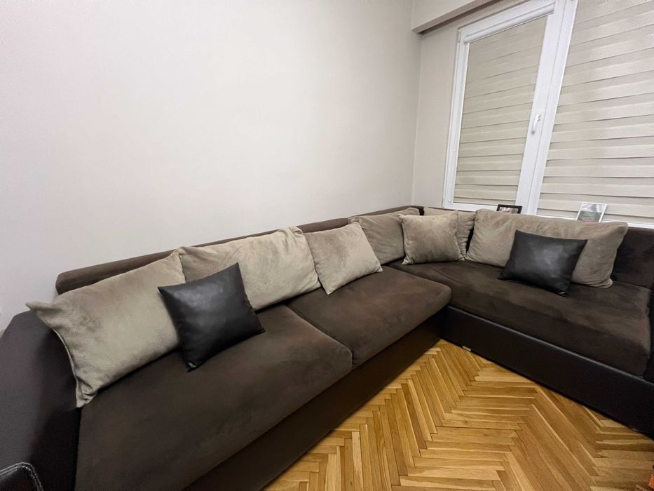 Ъглов диван с опция сън  ( холна гарнитура )