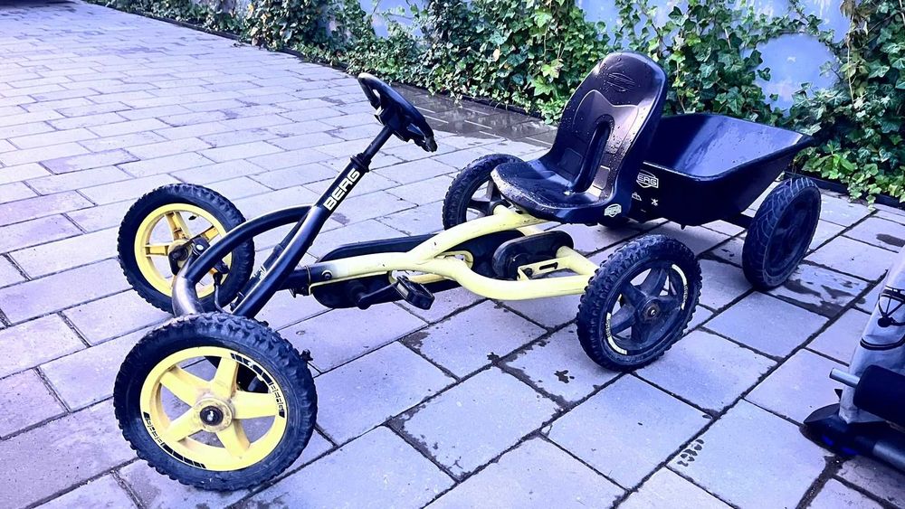 Kart cu pedale BERG Buddy Cross + remorca