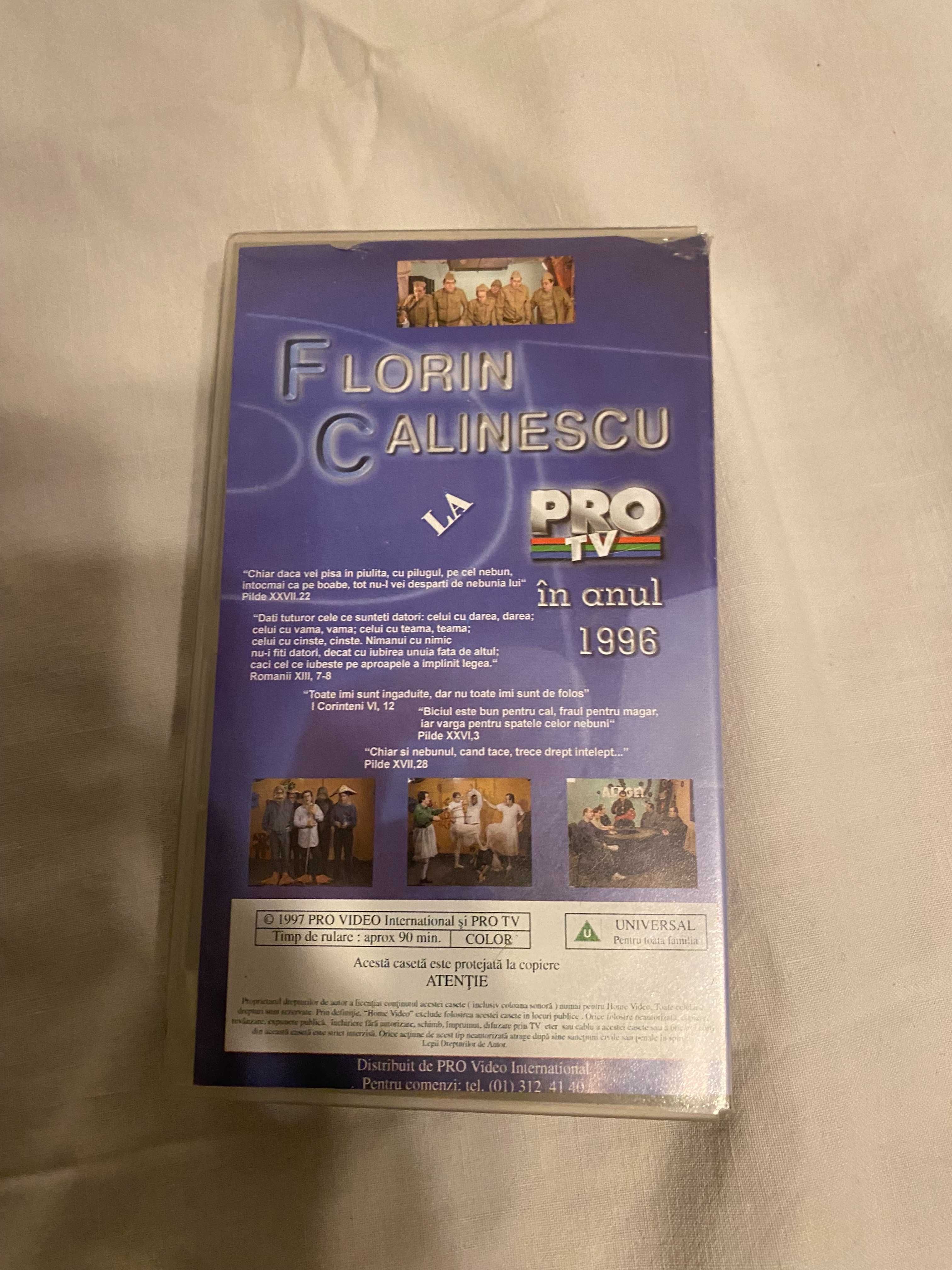 Caseta Video VHS - Florin Calinescu la Pro TV 1996