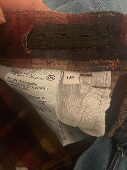Blugi grosi de iarna si Pantaloni trening, marime 134
