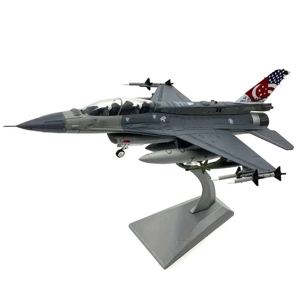 Macheta avion metalica Lockheed Martin F-16D Block 52+ scara 1:72 21cm
