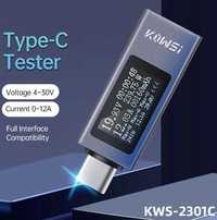 Продам новый Type-C USB-тестер до 12А