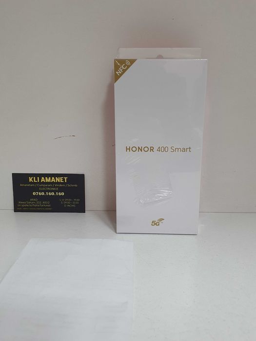Honor 400 Smart, SIGILAT, Gar. 2 ani - KLI Amanet