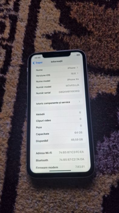 Iphone XR  impecabil