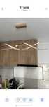 vand lustra led cu fir forma de spirala