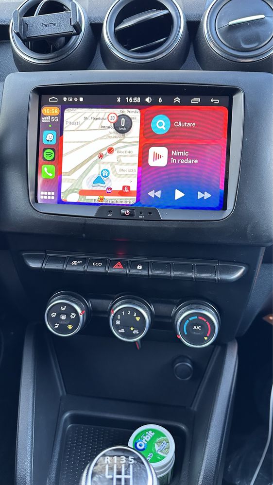 Navigatie android Dacia Duster Logan Sandero Lodgy Dokker CarPlay