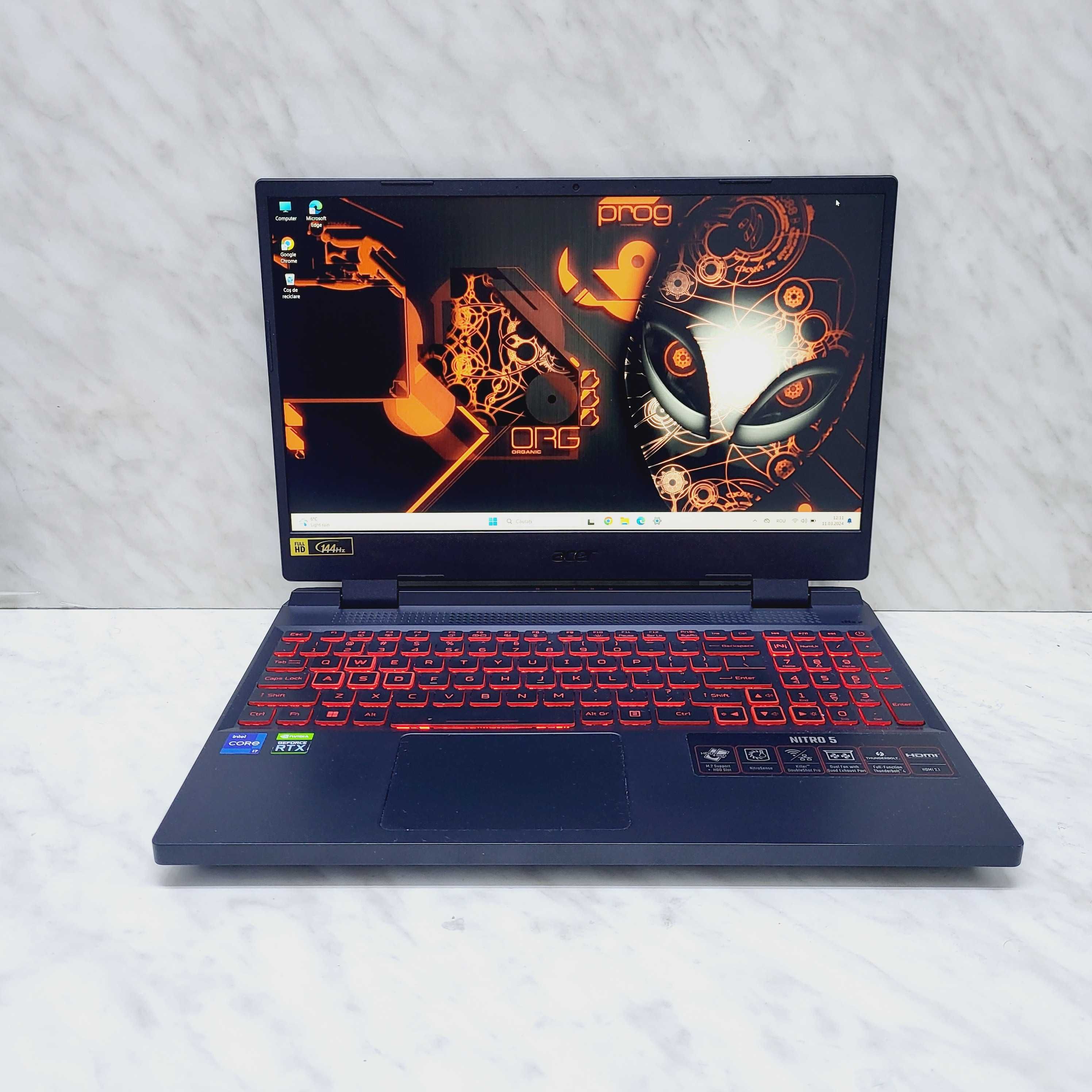 Laptop Gaming ACER Nitro 5 i7-12700H 16gb ssd500 RTX 3050 Ti 4GB