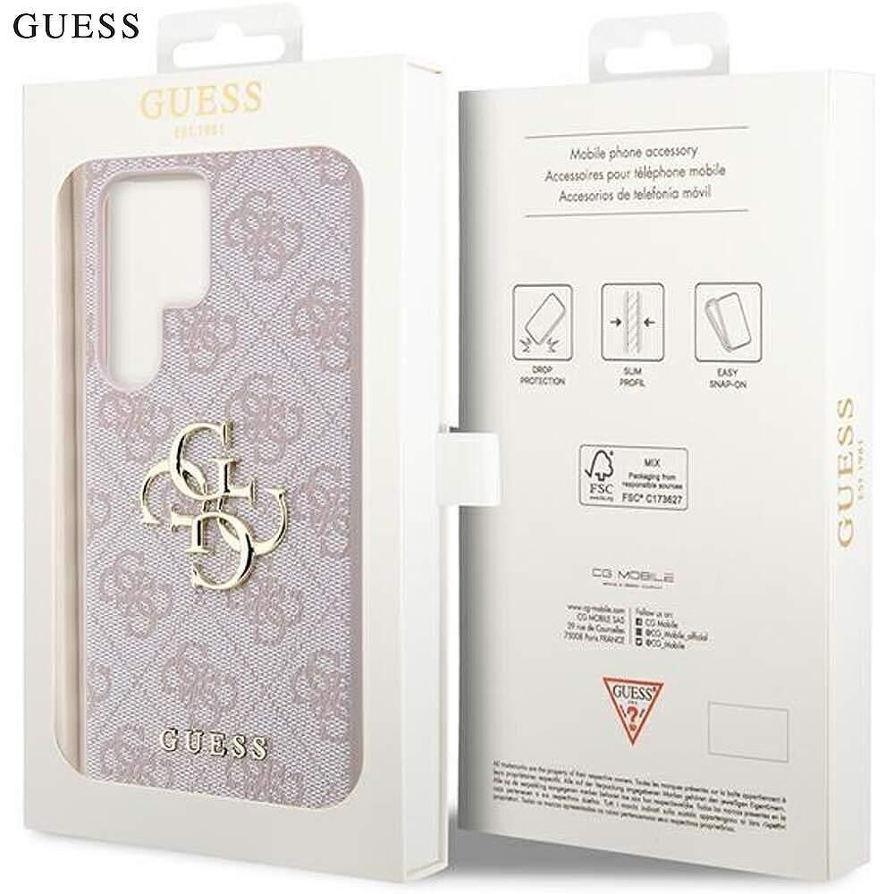 Оригинален кейс guess hardcase 4g за samsung galaxy s24 ultra pink