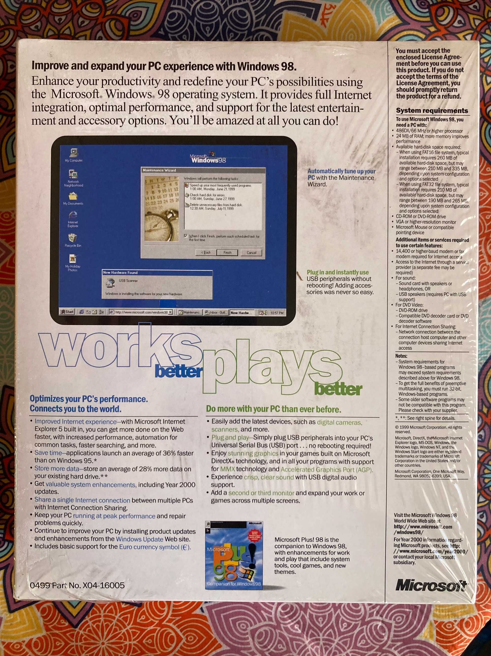 Microsoft Windows 98 product key