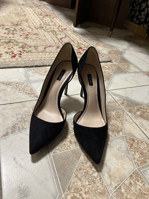 Туфли замшевые Манго