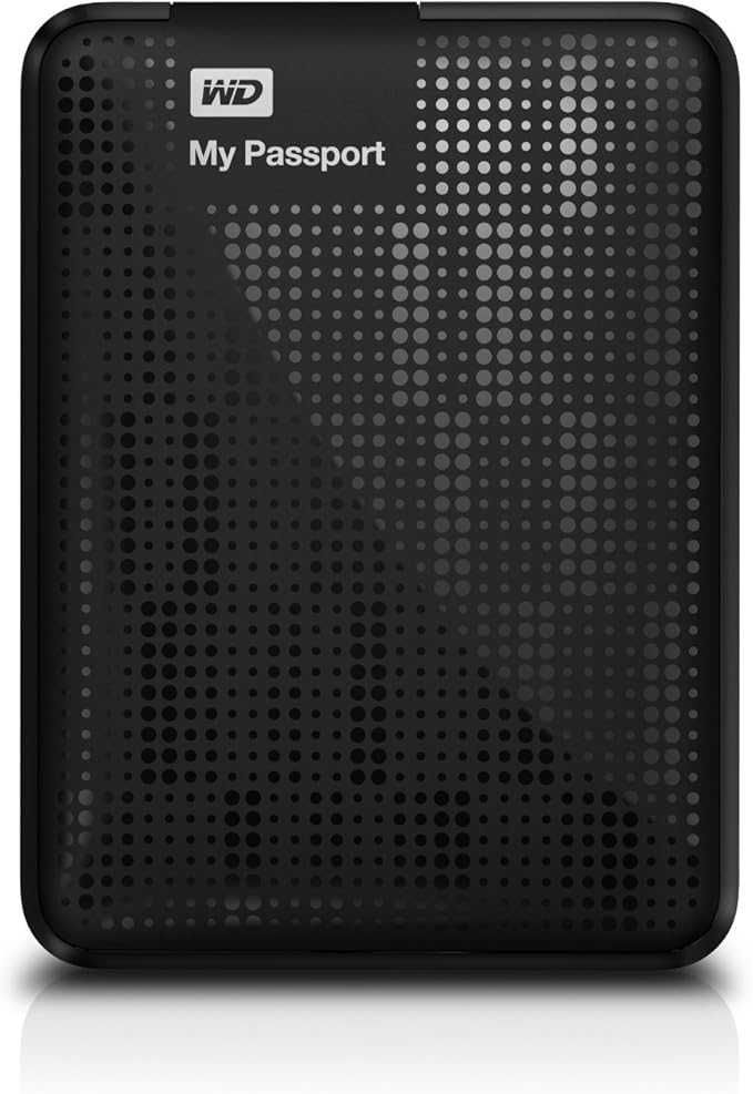Портативный внешний жесткий диск WD My Passport 1 ТБ USB 3.0 черный