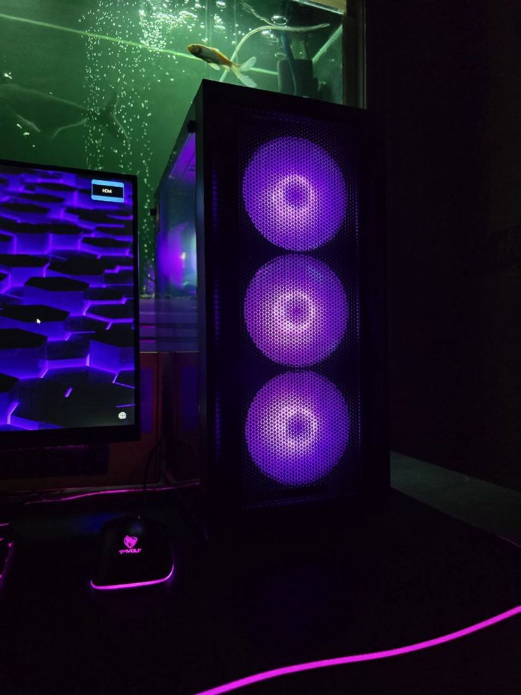 Компьютер xeon 2680v3/RX 580 8/SSD 240/HDD 500/ozu16/бп 600w