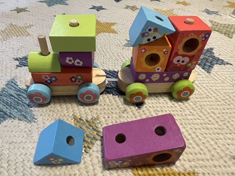 Дървени образователни играчки