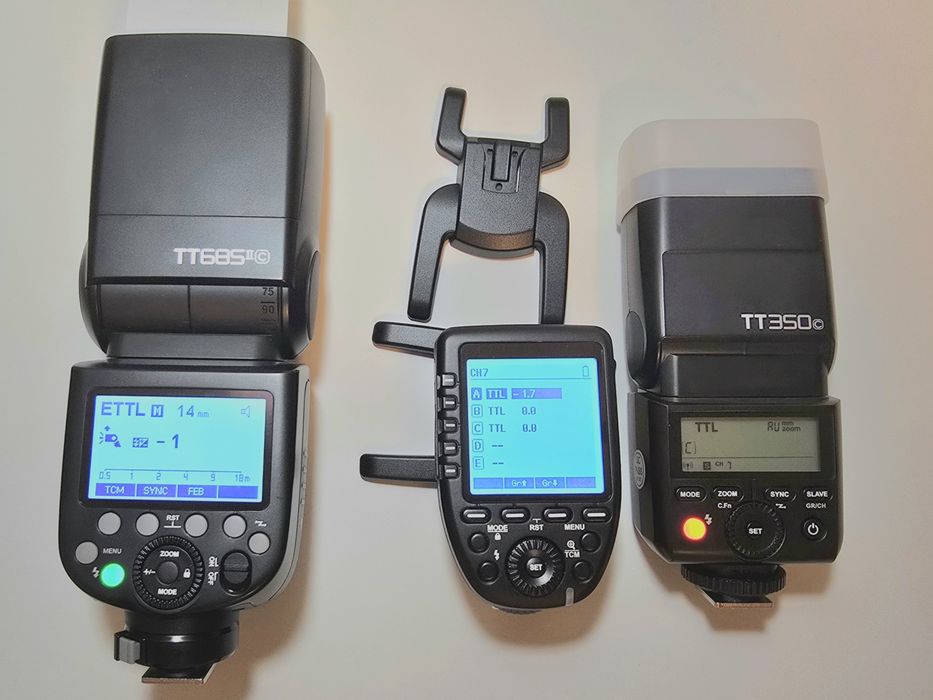 Kit Godox TT685IIC + Mini TT350C + TTL XPRO-C pentru Canon