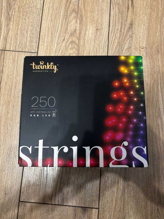 Instalatie brad smart Twinkly Strings Gen2 250 led
