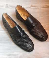 Pantofi/mocasini noi din piele naturală