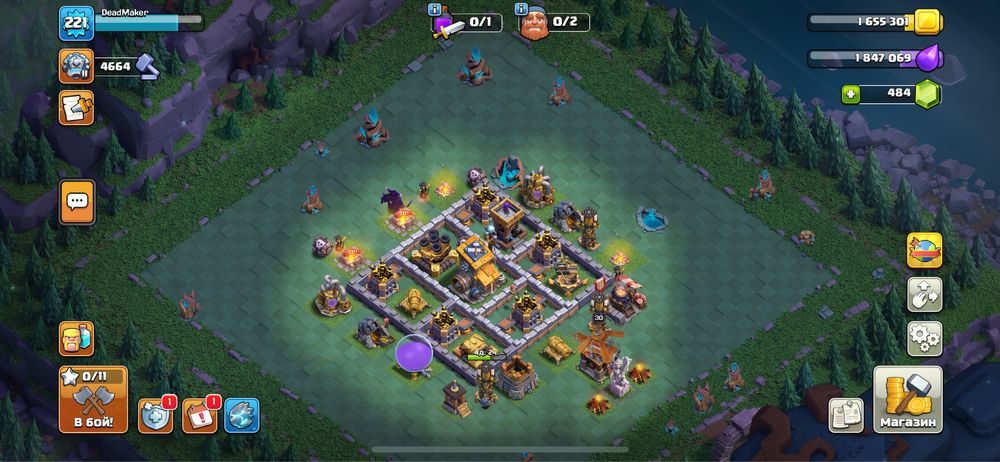 Аккаунт clash of clans 17 тх