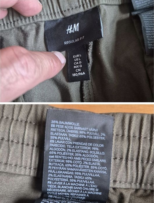 Pantaloni Jogger Bărbați H&M Regular Fit L (Croială XL)