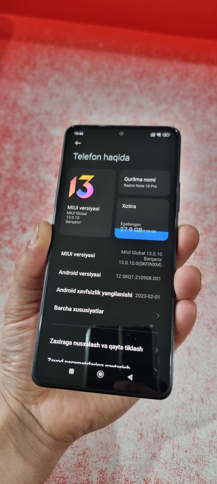 Redmi note 10 pro