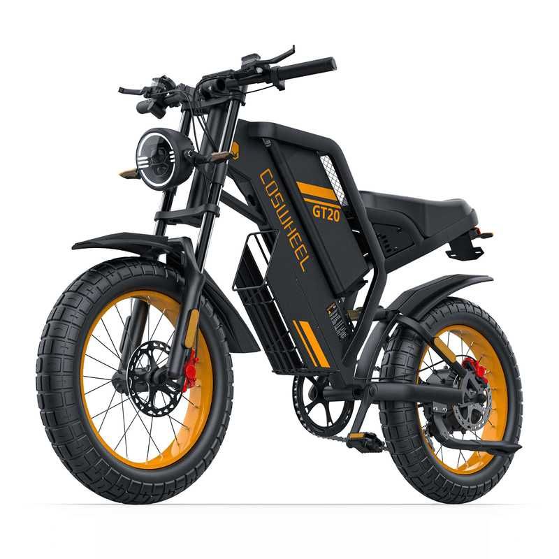 Bicicleta Electrica COSWHEEL GT20, Motor 1500W, 60 km/h, 48V 25AH