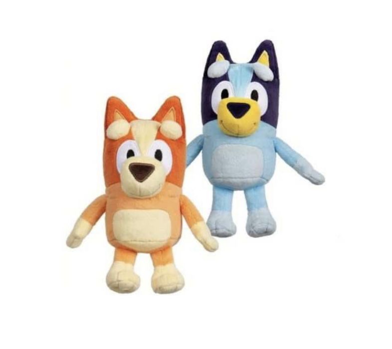 Плюшена играчка Bluey Bingo Блуи и Бинго 40см/30см плюшени играчки