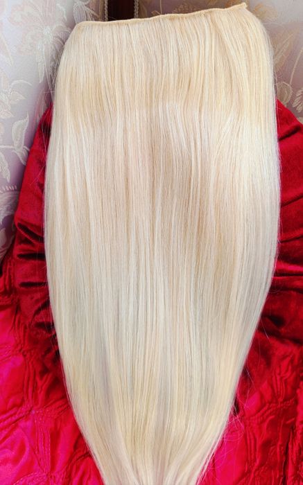 Естествена руса коса за удължаване