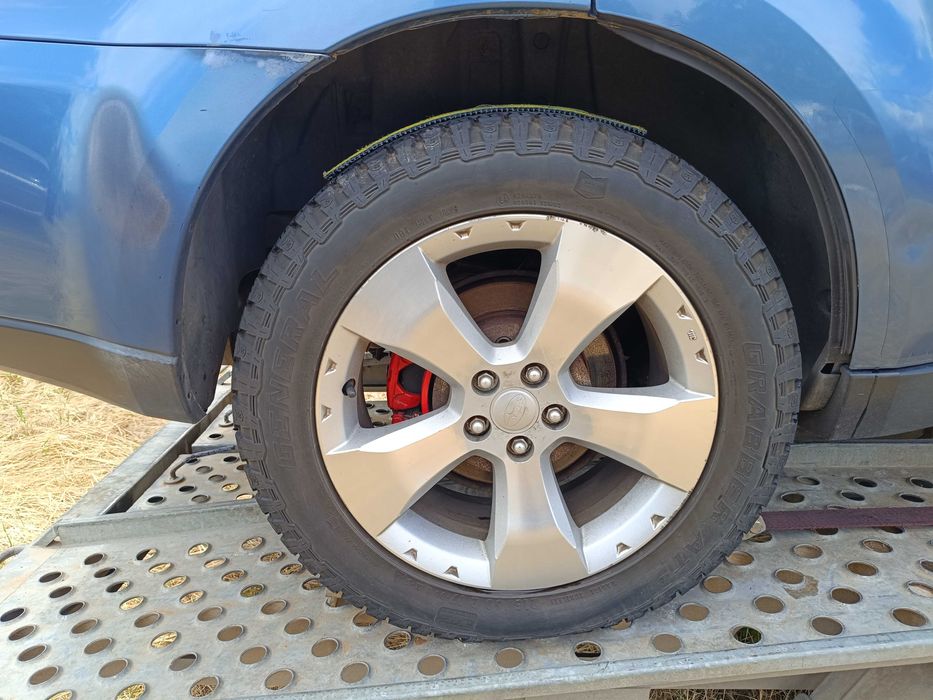 Set jante originale Subaru Forester 215 60 17 teren accidentat anvelop