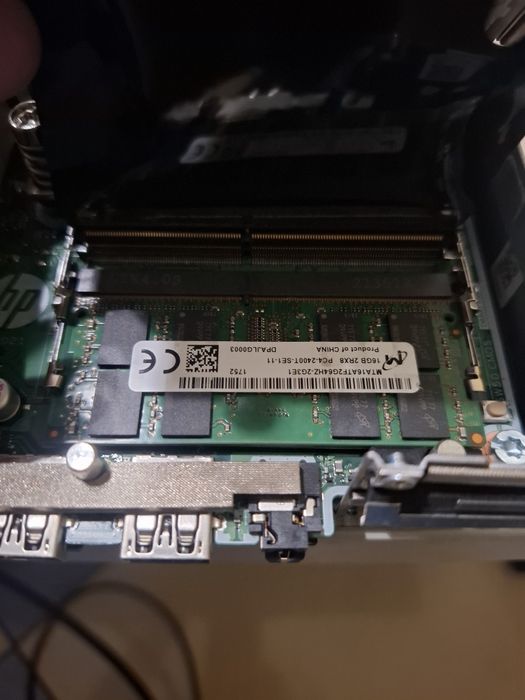 Мини PC-HP EliteDesk 805 G6,AMD Ryzen 5 Pro 4650GE 3.3 GHz,16 GB-DDR4