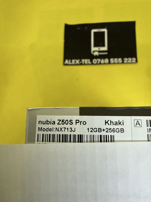 ZTE Telefon Mobil Nubia Z50S Pro 256GB 12GB-Ram 5G Sigilat Nou