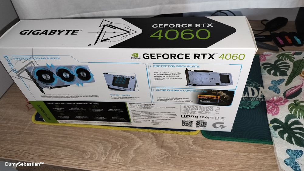 RTX 4060 8GB Gigabyte Eagle OC ICE Noua