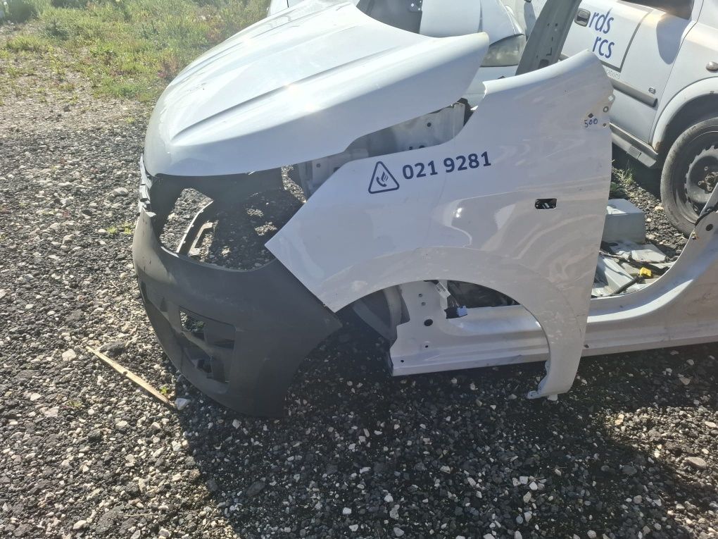 Capota, tragere, bara, far stg/Dr, aripa stanga capota Renault Express